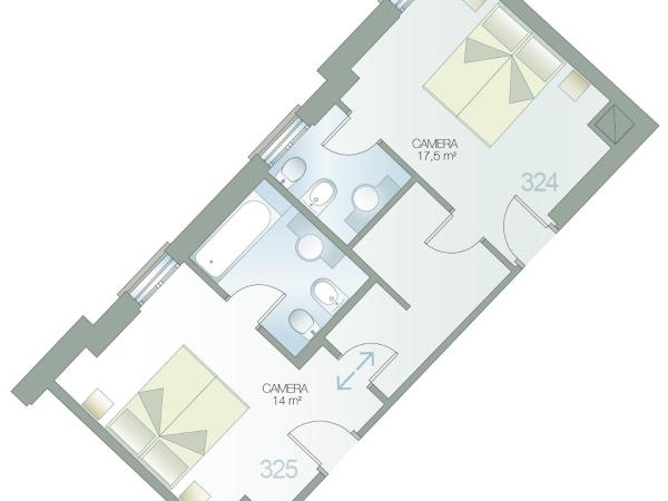 Hotel Igea : photo 1 de la chambre 2 chambres communicantes