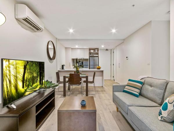 Melbourne City Apartments - Teri : photo 2 de la chambre appartement deluxe avec 2 chambres et 1 salle de bains