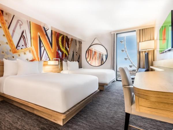 The LINQ Hotel and Casino : photo 1 de la chambre chambre de luxe avec 2 lits doubles - vue sur high roller
