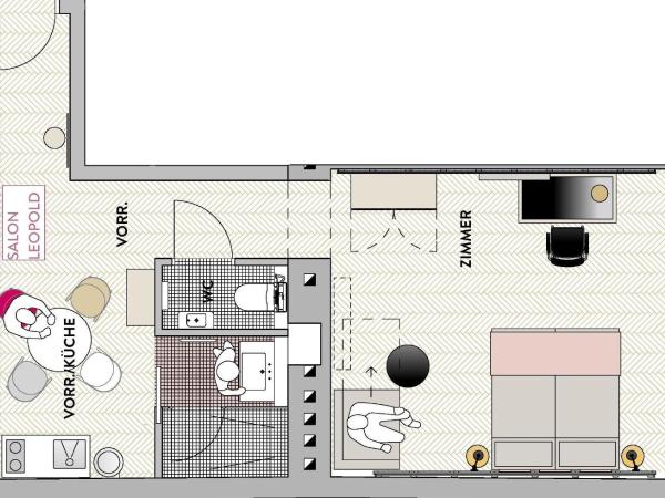 Hotel Zipser : photo 7 de la chambre appartement - vue sur jardin