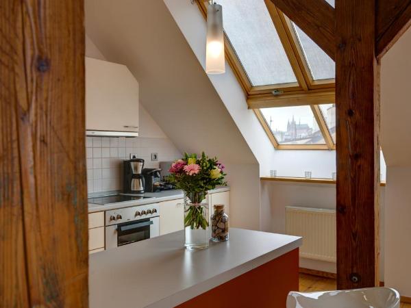 Residence St Havel Prague Old Town : photo 8 de la chambre appartement mansardé exécutif avec terrasse