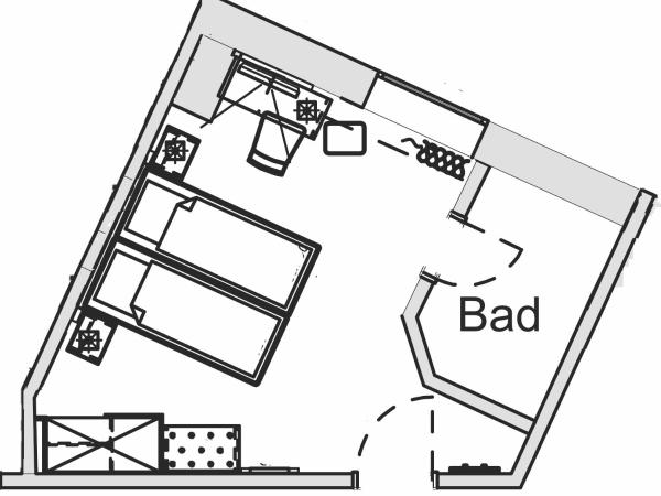 Apartmenthotel Kaiser Karl : photo 5 de la chambre chambre double