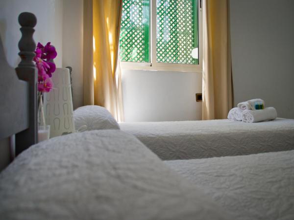 Hostal La Muralla : photo 6 de la chambre chambre double ou lits jumeaux Économique avec salle de bains privative