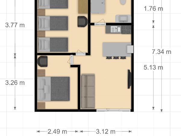 Newlands Court Motel : photo 1 de la chambre suite 2 chambres