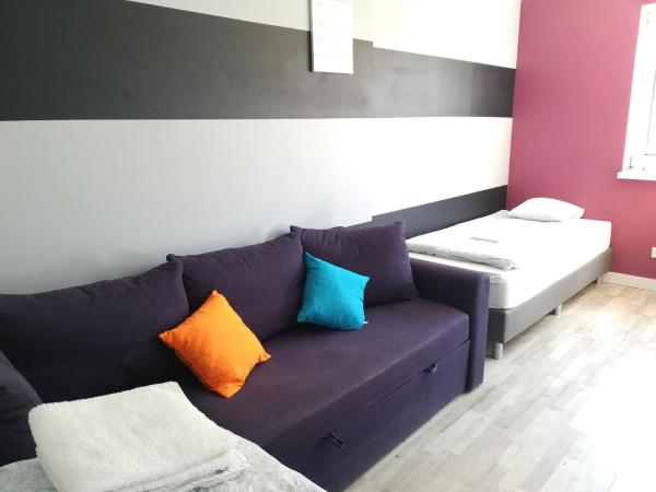 Tetris Sopot : photo 4 de la chambre chambre quadruple avec salle de bains privative séparée