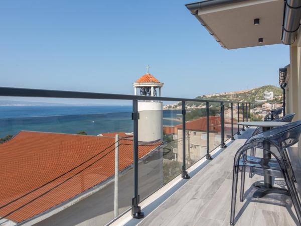 Villa Mandalinic : photo 6 de la chambre chambre double deluxe avec balcon - vue sur mer