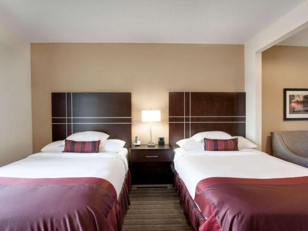 Wingate By Wyndham Houston / Willowbrook : photo 1 de la chambre chambre avec 2 lits queen-size et baignoire - accessible aux personnes à mobilité réduite/malentendantes - non-fumeurs