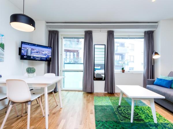 ApartDirect Hammarby Sjöstad : photo 6 de la chambre studio lits jumeaux supérieur