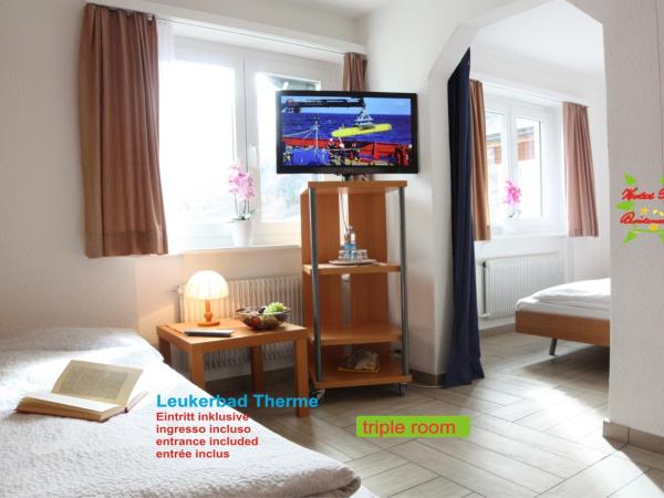 Hotel Paradis-Leukerbad-Therme : photo 8 de la chambre chambre triple