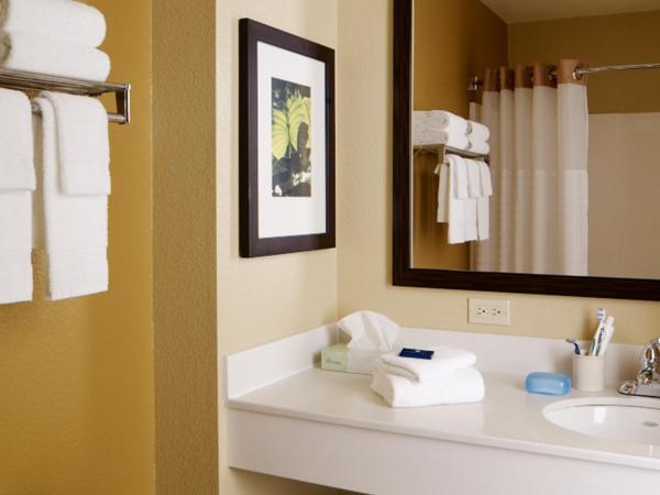 Extended Stay America Suites - Orlando - Convention Center - Universal Blvd : photo 8 de la chambre studio de luxe avec 2 lits queen-size - accessible aux personnes à mobilité réduite - non-fumeurs