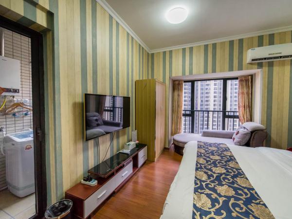 Pazhou Laiste International ApartHotel Canton Fair Complex Branch : photo 8 de la chambre chambre double - vue sur jardin