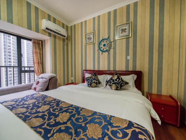 Pazhou Laiste International ApartHotel Canton Fair Complex Branch : photo 3 de la chambre chambre double - vue sur jardin