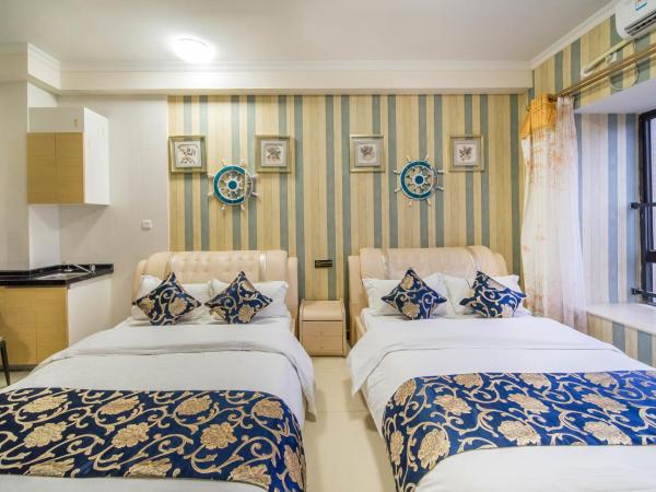 Pazhou Laiste International ApartHotel Canton Fair Complex Branch : photo 4 de la chambre chambre lits jumeaux deluxe - vue sur ville