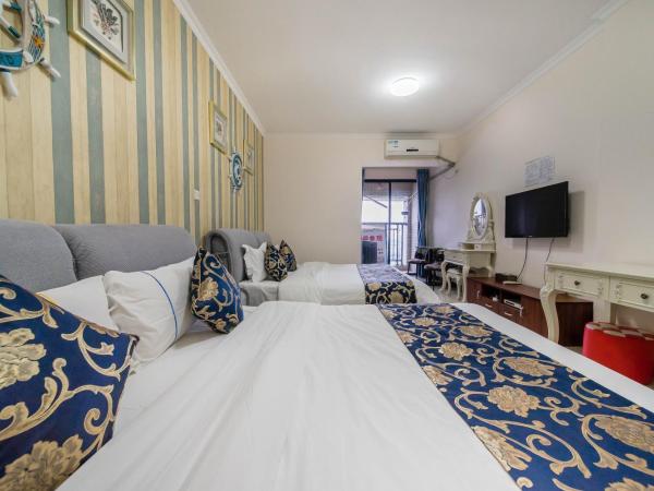 Pazhou Laiste International ApartHotel Canton Fair Complex Branch : photo 3 de la chambre chambre lits jumeaux de luxe avec vue sur la rivière