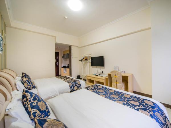 Pazhou Laiste International ApartHotel Canton Fair Complex Branch : photo 2 de la chambre chambre lits jumeaux deluxe - vue sur ville