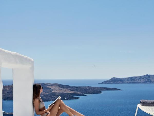 Limestone : photo 4 de la chambre suite lune de miel avec bain à remous - vue sur caldera