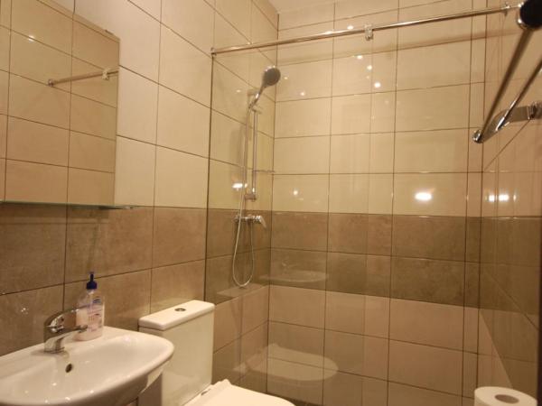 Hipnotic B&B : photo 9 de la chambre chambre double avec lit d'appoint et salle de bains