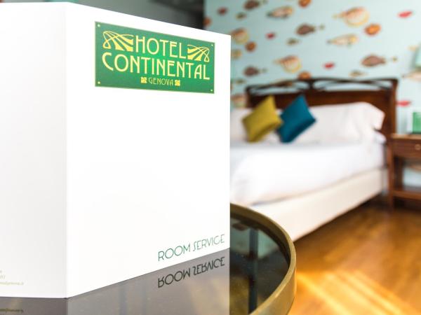 Hotel Continental Genova : photo 9 de la chambre chambre double ou lits jumeaux