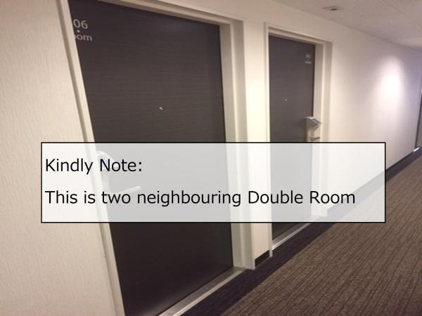 Super Hotel Tokyo JR Kamata Nishiguchi : photo 2 de la chambre chambres doubles adjacentes - non-fumeurs