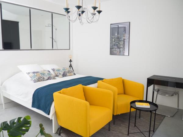 Au jardin des Vennes : photo 2 de la chambre chambre double avec terrasse