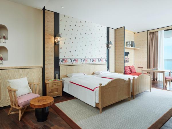 Grand Hyatt Sanya Haitang Bay Resort and Spa : photo 4 de la chambre chambre lits jumeaux - vue sur océan