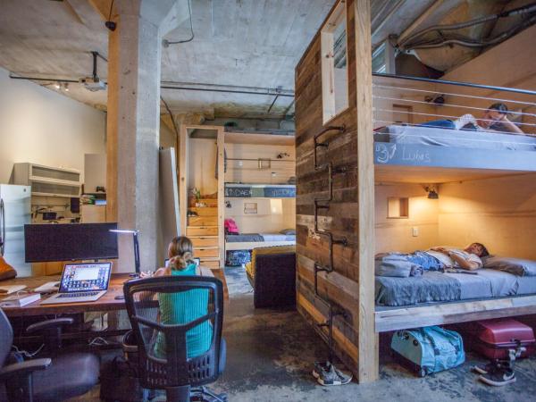 PodShare Hollywood : photo 6 de la chambre lit dans dortoir mixte de 8 lits 