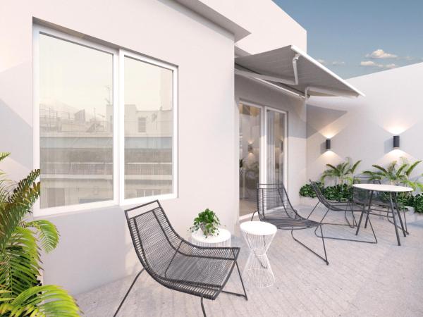 Great Living Koukaki : photo 4 de la chambre appartement avec terrasse