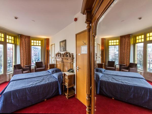 Amsterdam Wiechmann Hotel : photo 5 de la chambre chambre lits jumeaux avec vue sur le canal