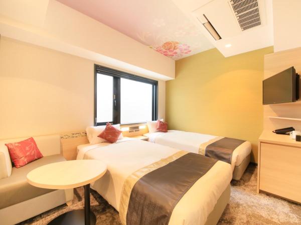 TheHedistarHotel KyotoNijo Comic&Books : photo 1 de la chambre chambre lits jumeaux