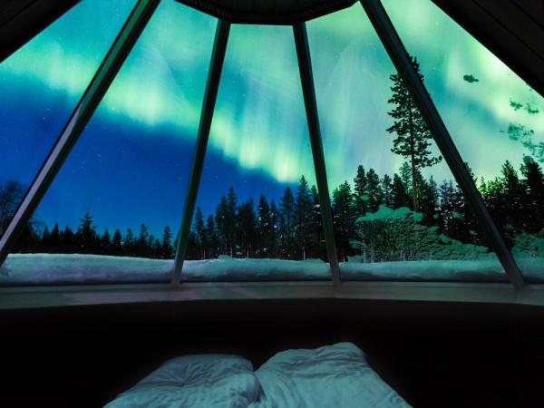 Reindeer Manor Levi : photo 2 de la chambre cabane toit en verre