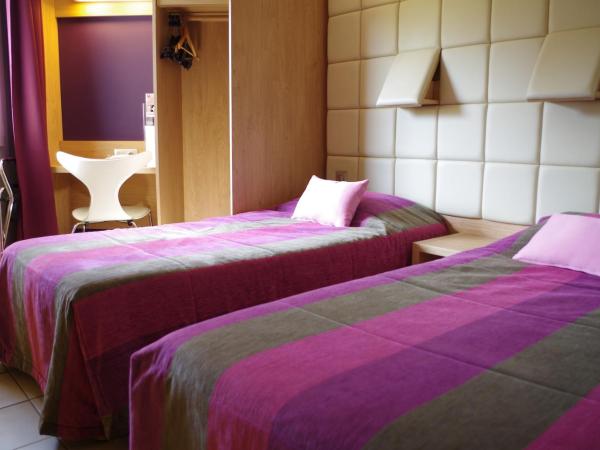 Hotel Espace Cite : photo 6 de la chambre chambre lits jumeaux - vue sur ville médiévale
