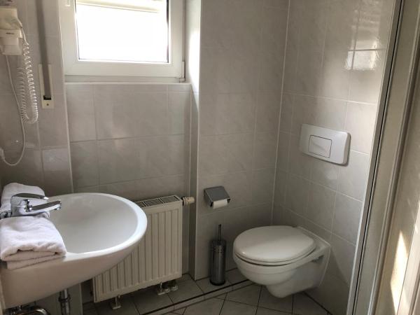 Pension Preussenstraße Leipzig : photo 6 de la chambre chambre double ou lits jumeaux avec douche