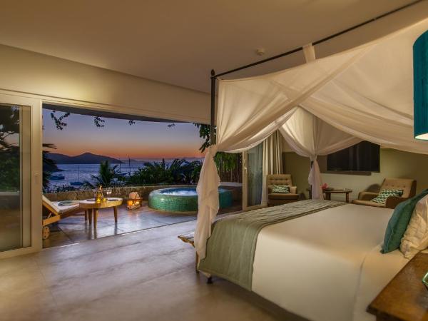 Vila deste Hotel : photo 4 de la chambre chambre double de luxe avec jacuzzi - vue sur mer