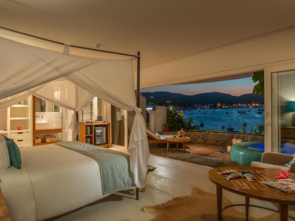 Vila deste Hotel : photo 2 de la chambre chambre double de luxe avec jacuzzi - vue sur mer