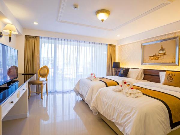 Art De Sea Hua Hin : photo 1 de la chambre  chambre lits jumeaux supérieure avec balcon