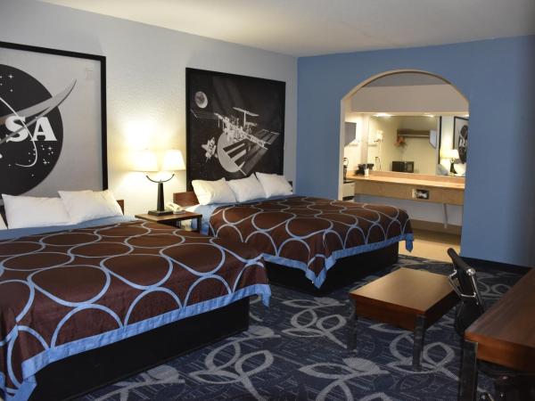 Super 8 by Wyndham Houston Hobby Airport South : photo 3 de la chambre chambre double avec 2 lits doubles - fumeurs