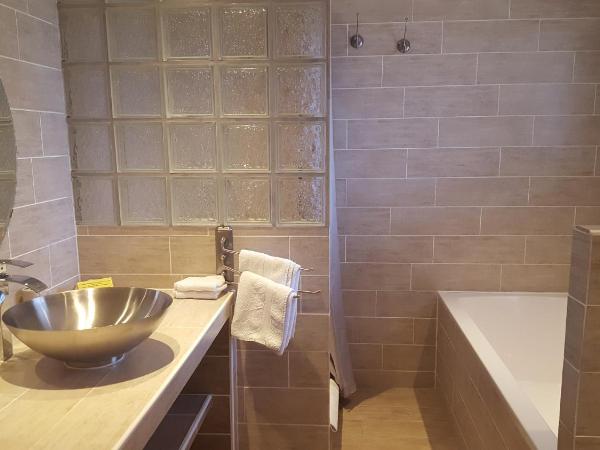 Chambres d'hôtes Les Palmiers de la Cité : photo 6 de la chambre chambre double avec baignoire et douche