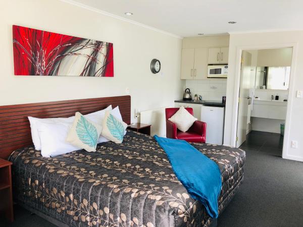 Red Rock Thermal Motel - Mineral Pool : photo 3 de la chambre studio avec terrasse