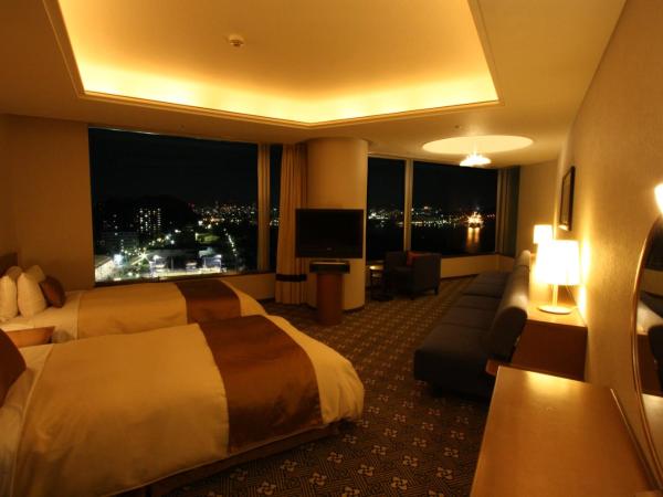 Grand Prince Hotel Hiroshima : photo 4 de la chambre chambre familiale standard (2 personnes) avec trajet en hors-bord pour miyajima (aller simple) - non-fumeurs