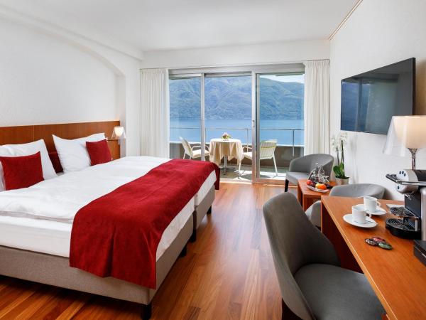 Casa Berno Panorama Resort : photo 2 de la chambre chambre double moderne panorama avec balcon - vue sur le lac