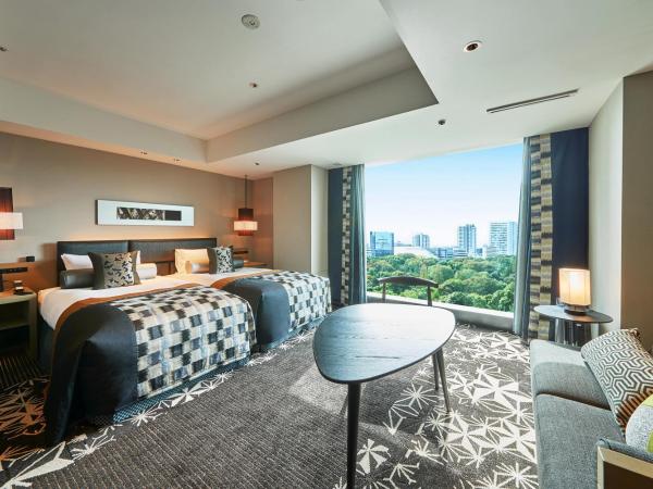 Hotel New Otani Tokyo The Main : photo 1 de la chambre the main - chambre lits jumeaux standard avec baignoire en cyprès « shin-edo » - non-fumeurs