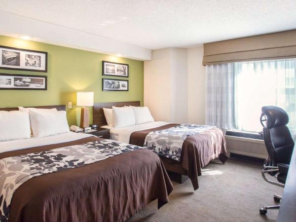 Sleep Inn Nashville North - Downtown Area : photo 4 de la chambre chambre double avec 2 lits doubles