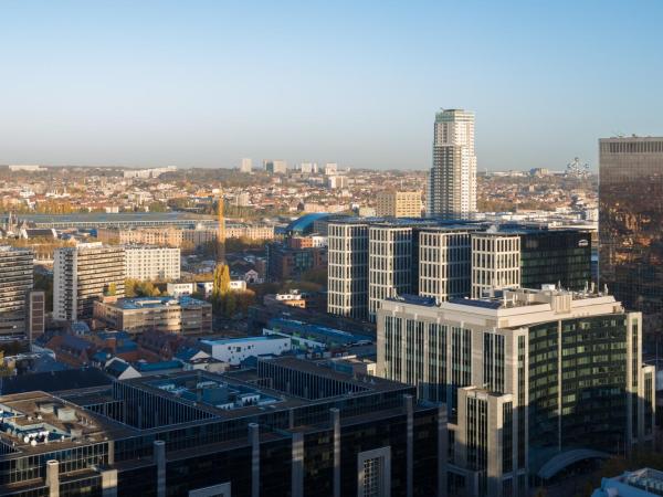 Thon Hotel Brussels City Centre : photo 5 de la chambre chambre double – vue sur ville