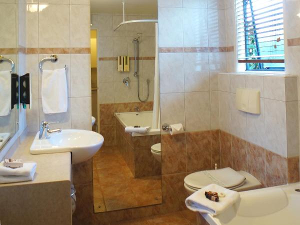 Cornwall Park Motor Inn : photo 6 de la chambre studio avec baignoire spa