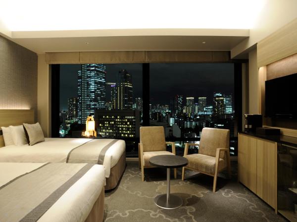 Hotel Keihan Tsukiji Ginza Grande : photo 1 de la chambre chambre lits jumeaux confort avec vue - non-fumeurs - Étage supérieur