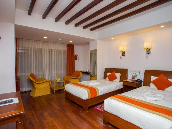 Apsara Boutique Hotel : photo 8 de la chambre chambre lits jumeaux deluxe avec vue sur le jardin