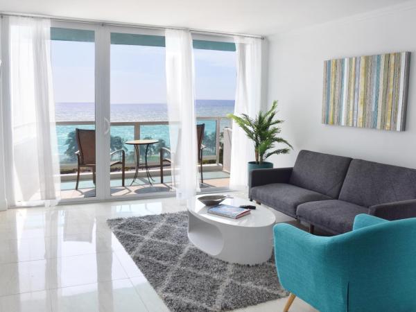 Seacoast Suites on Miami Beach : photo 6 de la chambre suite 2 chambres deluxe avec 2 salles de bains et cuisine - vue sur océan