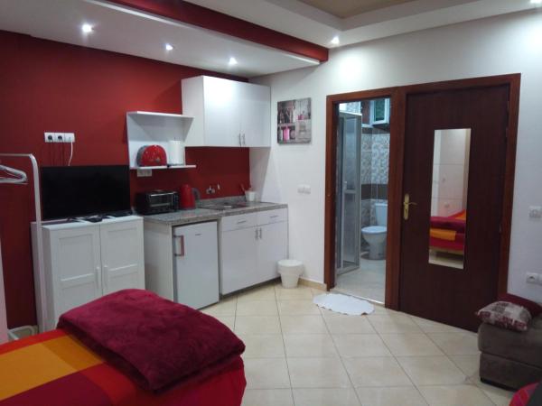 Studios Taha : photo 9 de la chambre chambre double ou lits jumeaux avec douche