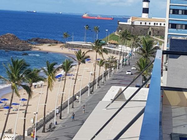 Farol Barra flat 412 : photo 3 de la chambre studio - vue sur océan