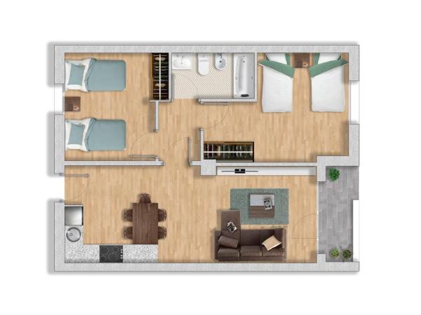 Apartaments Els Llorers : photo 4 de la chambre appartement supérieur 2 chambres
